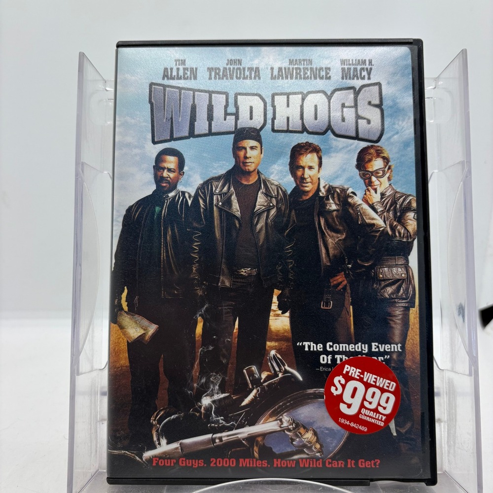Wild Hogs DVD 2007 Movie Tim Allen John Travolta Martin Lawrence Widescreen